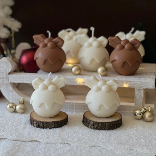 Christmas Pudding Candle