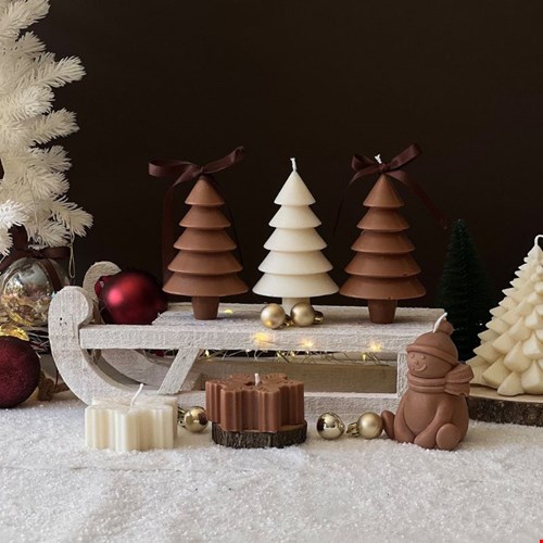 Christmas Trees Candle